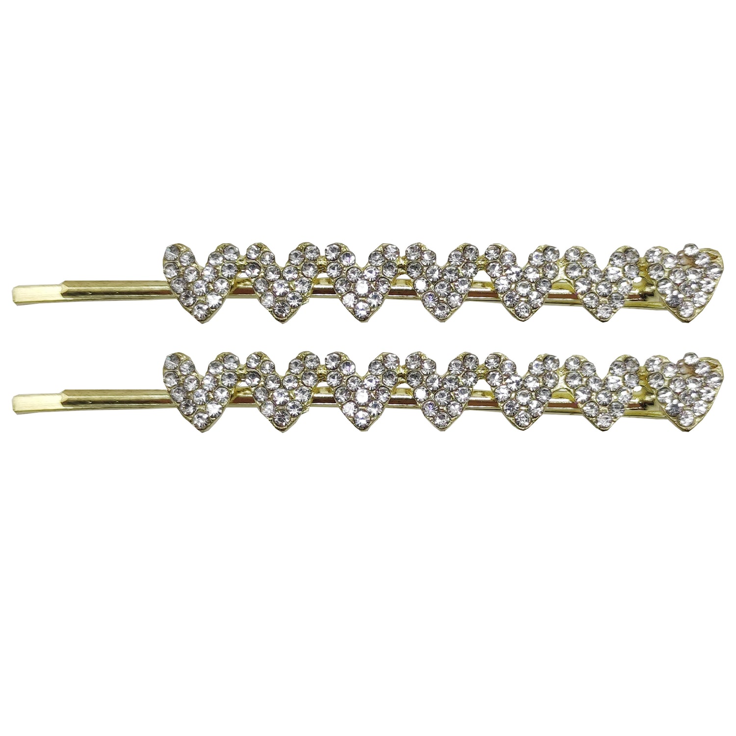 2pk heart diamante slide
