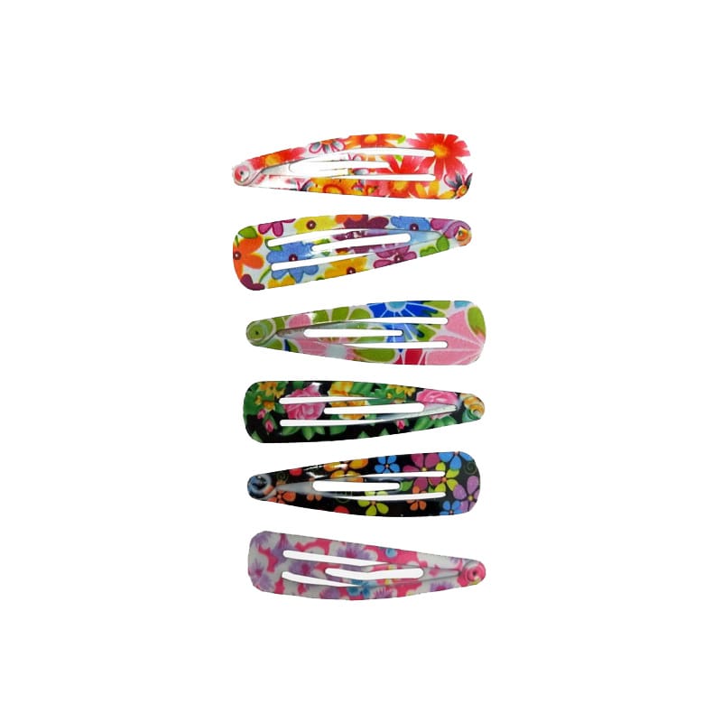 6pk bright floral snaps