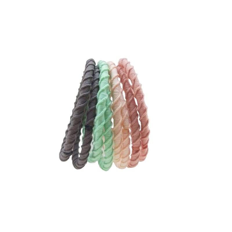 12pk elastic pastel mix