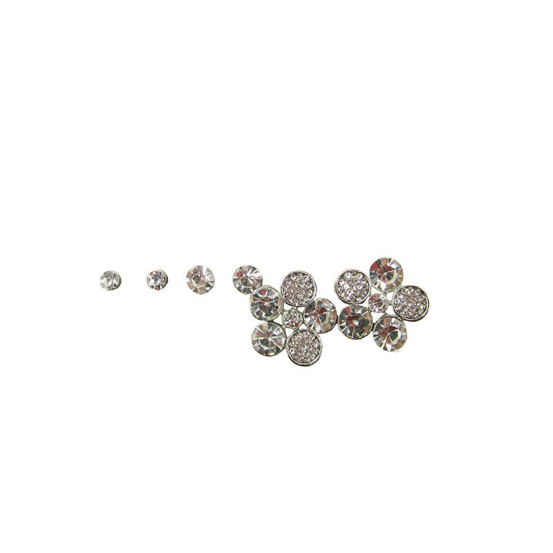 3pk circle earring silver