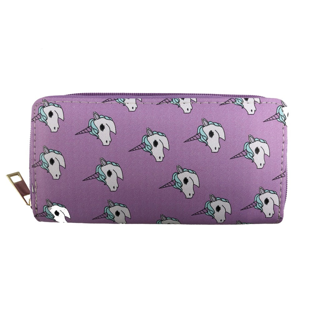 Unicorn printed wallet