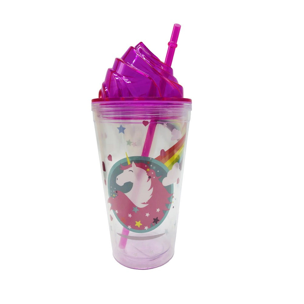 Unicorn Swirl Top Cup