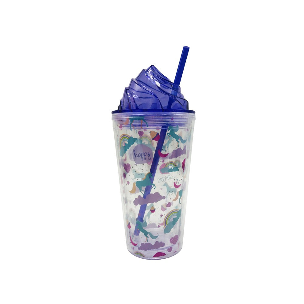 Unicorn Swirl Top Cup