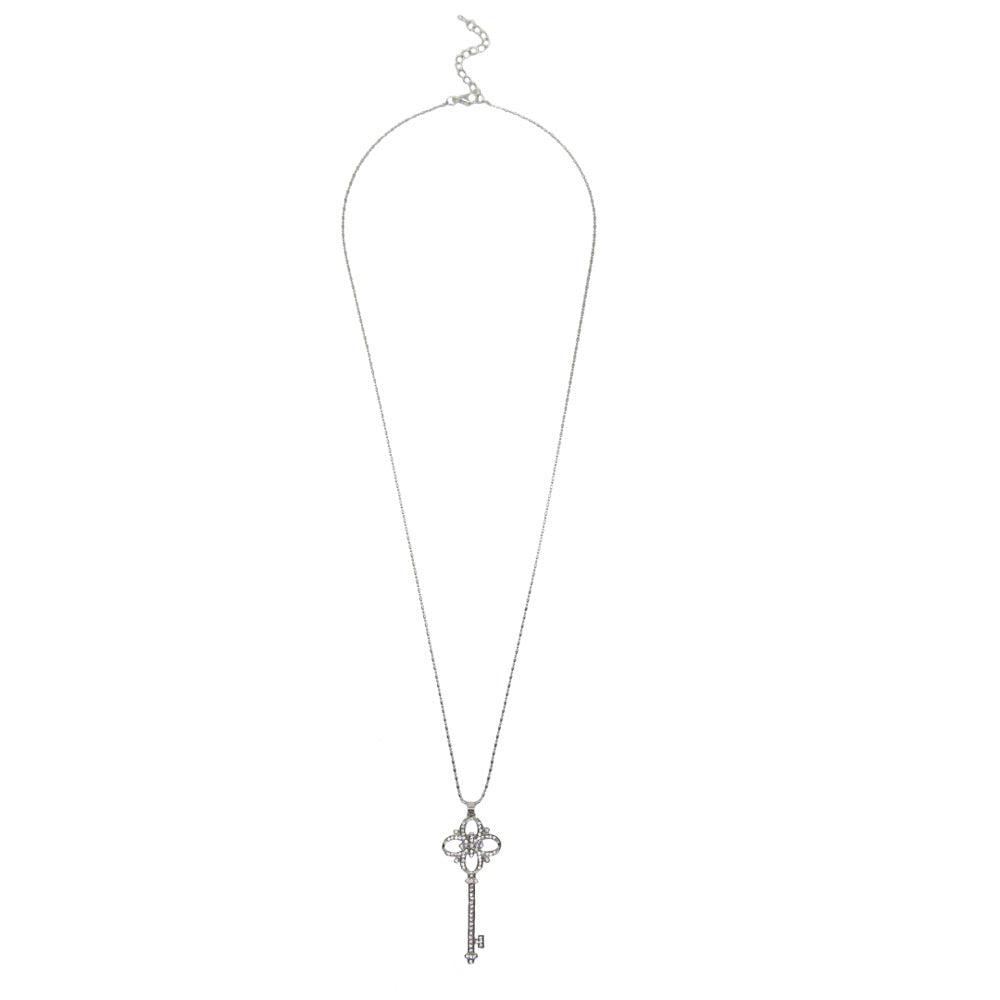 Long Key Pendant Necklace