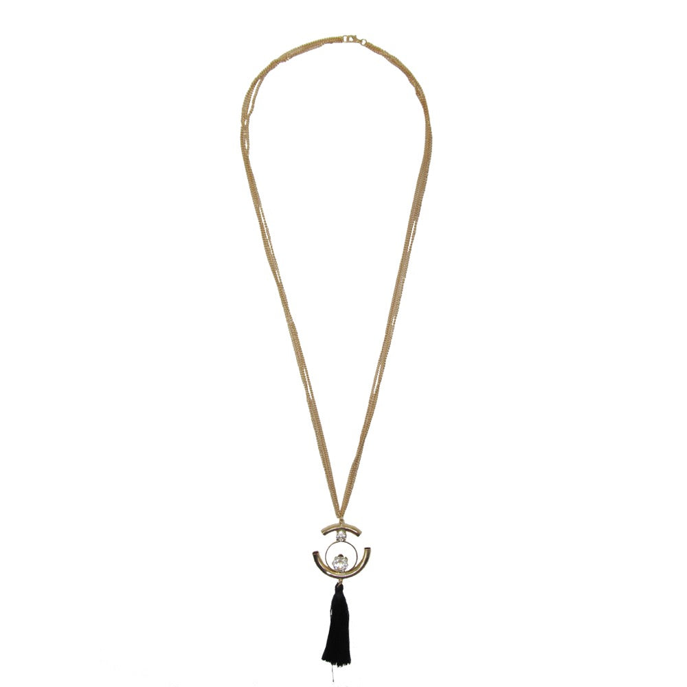Long Tassel Necklace Colour