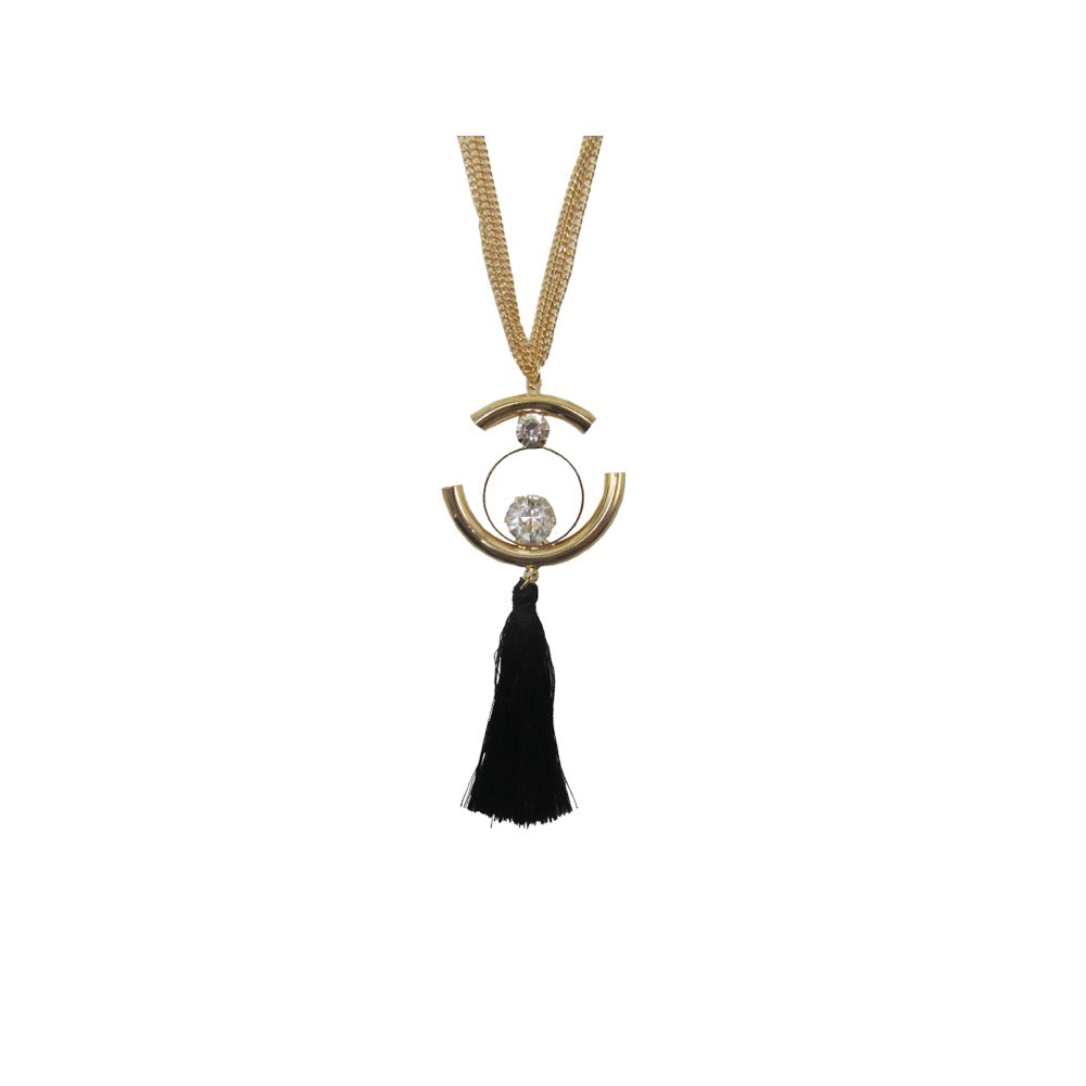 Long Tassel Necklace Colour