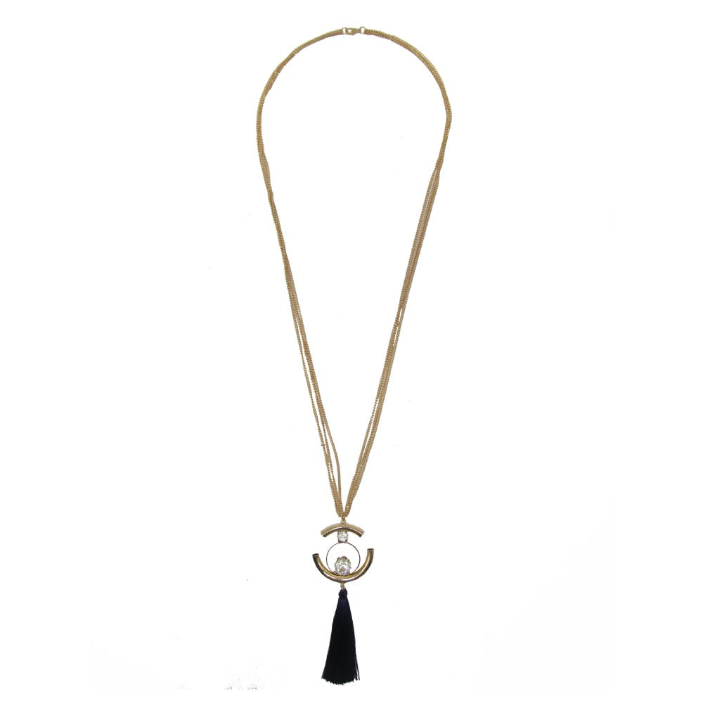 Long Tassel Necklace Colour