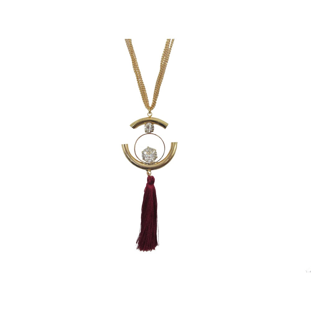 Long Tassel Necklace Colour