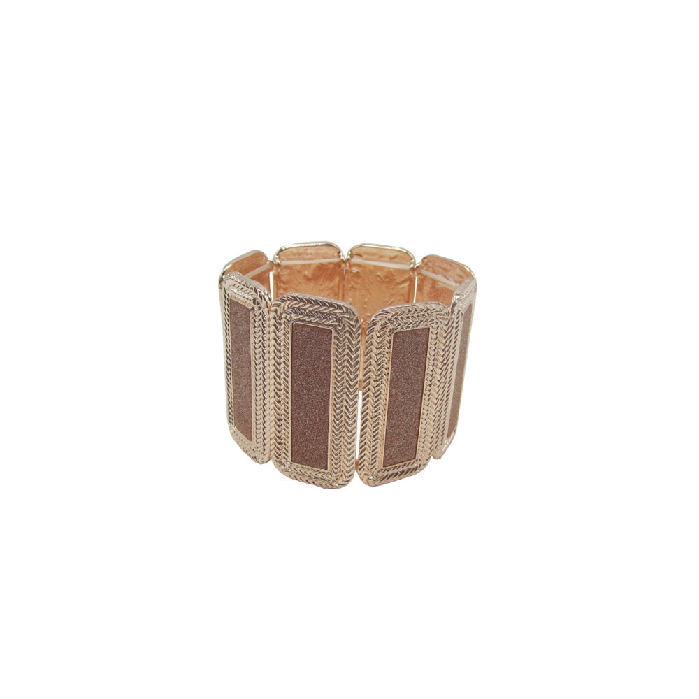 Rectangular Bracelet Rose Gold