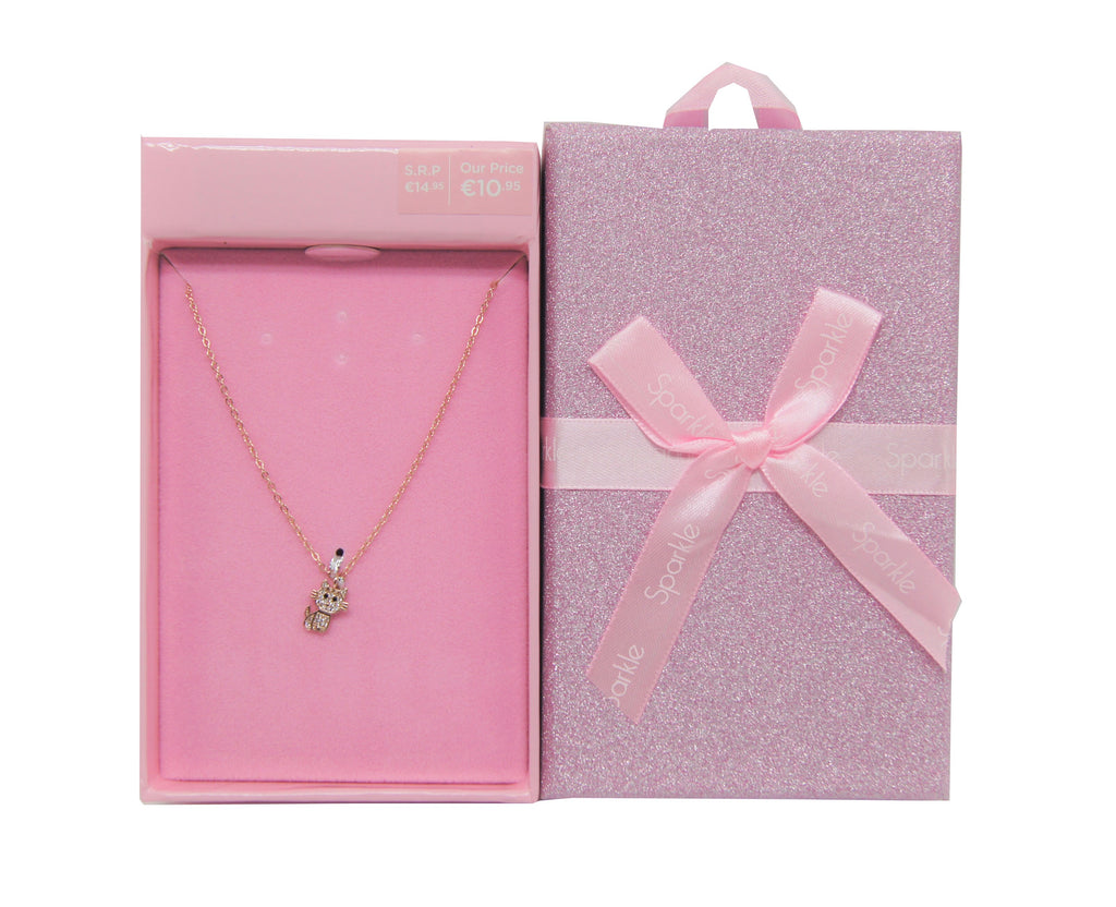 Sparkle Gift Box Necklace