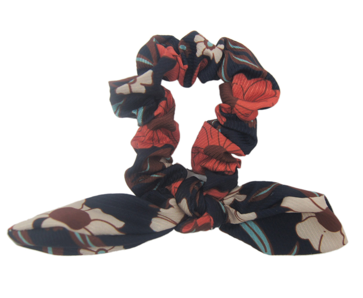 Bow Scrunchie Floral Print