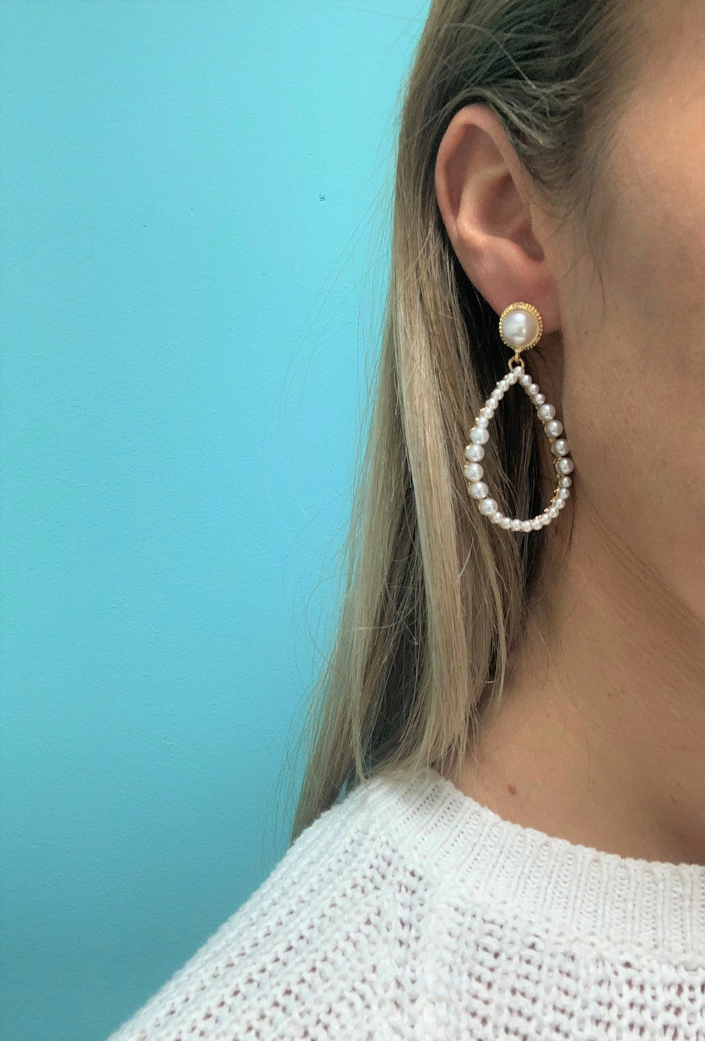 Pearl Statement Earring