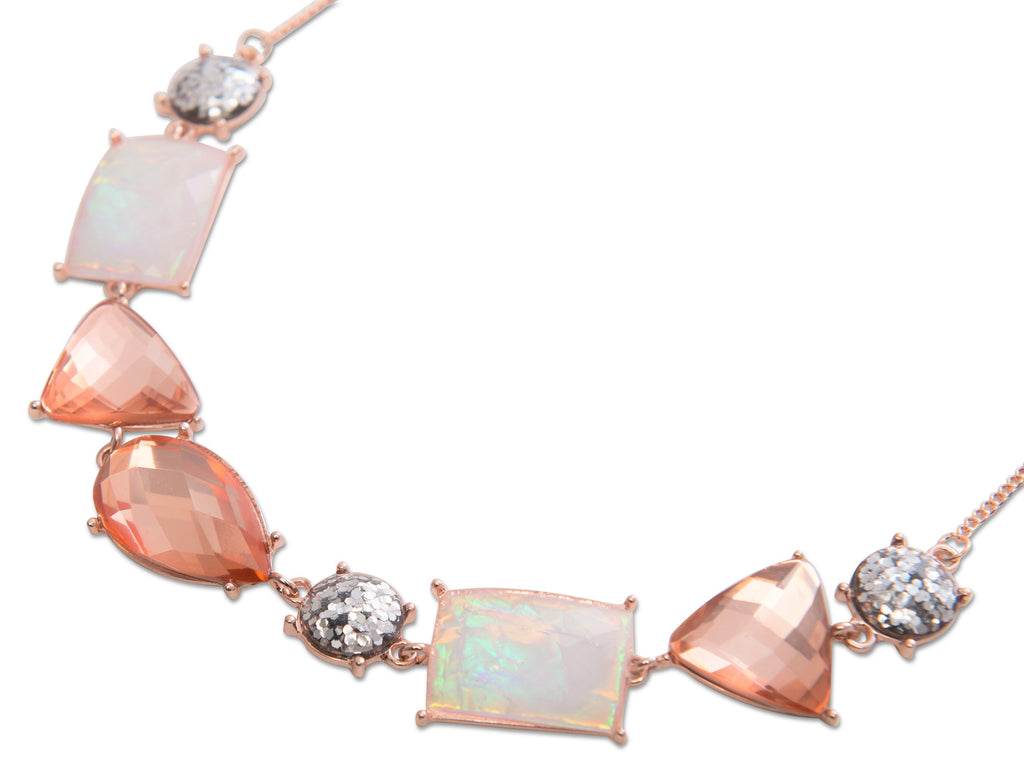 Statement Necklace Rose Gold