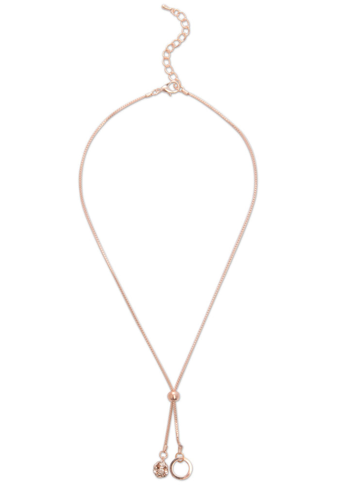 Ball Circle Pendant Necklace