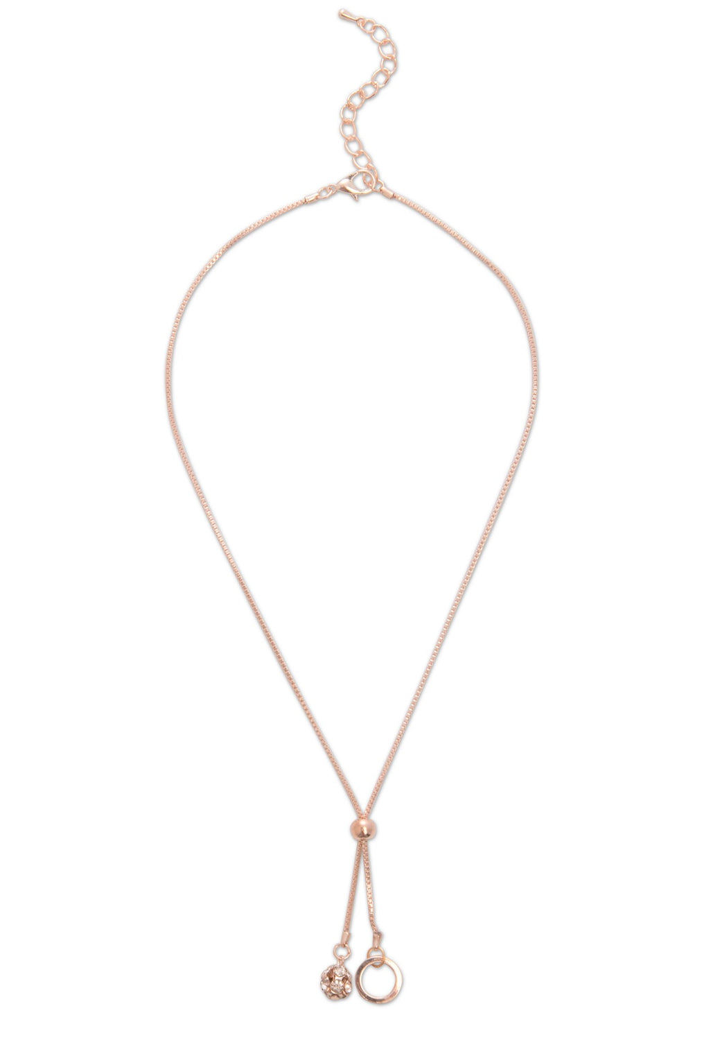 Ball Circle Pendant Necklace