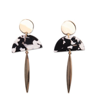 Marble Drop Earring