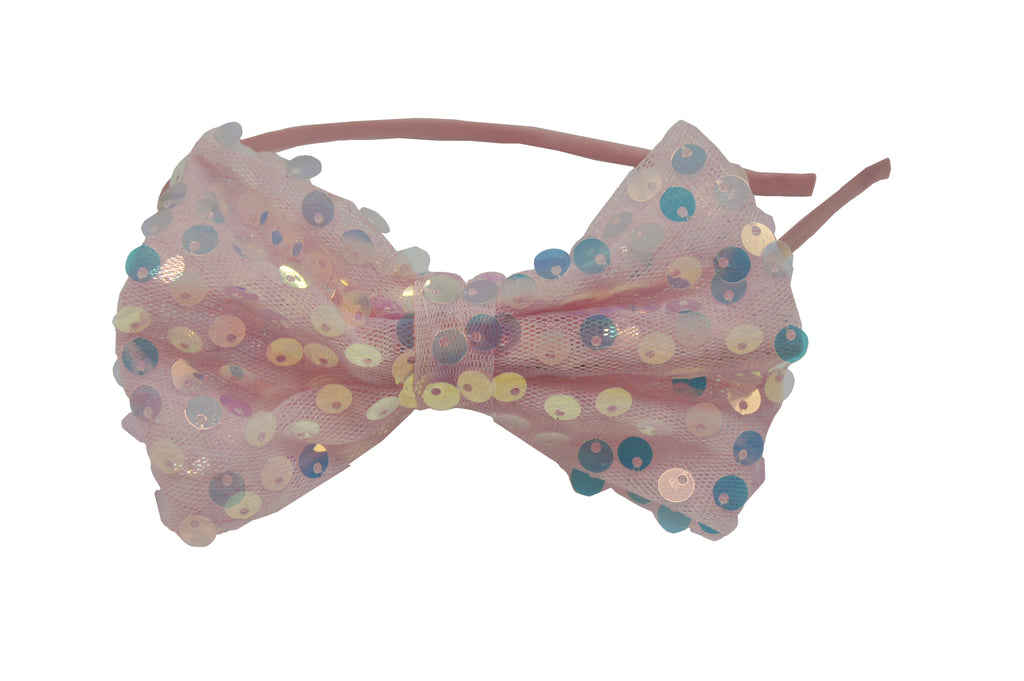 Sparkle Sequin Bow Hairband