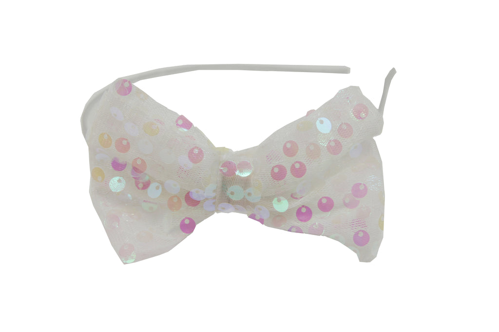 Sparkle Sequin Bow Hairband
