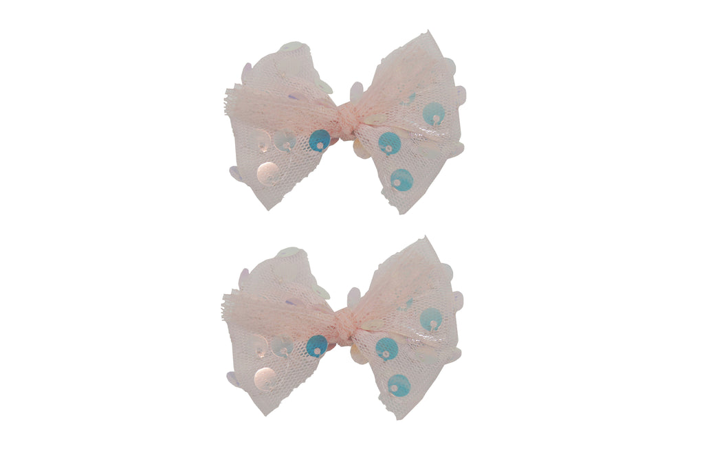 Sparkle 2pk Sequin Bow Croc