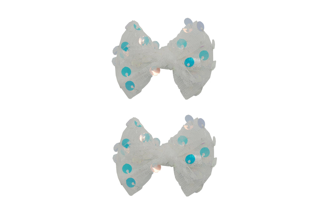 Sparkle 2pk Sequin Bow Croc
