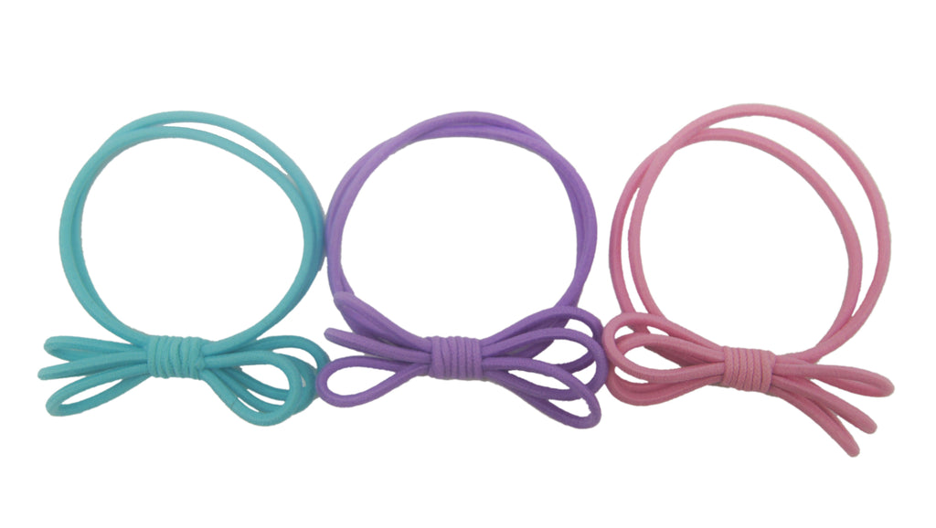 Sparkle 3pk Bow Elastic