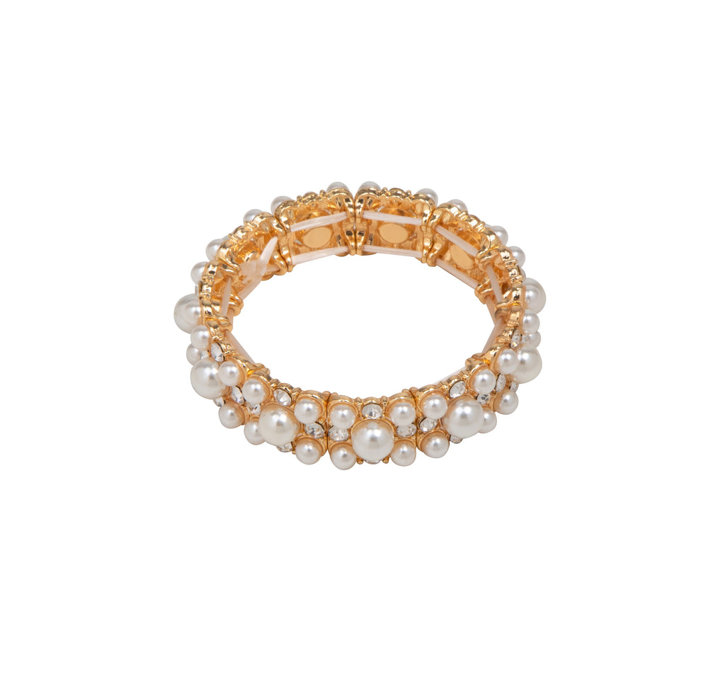 Pearl & Crystal Bracelet