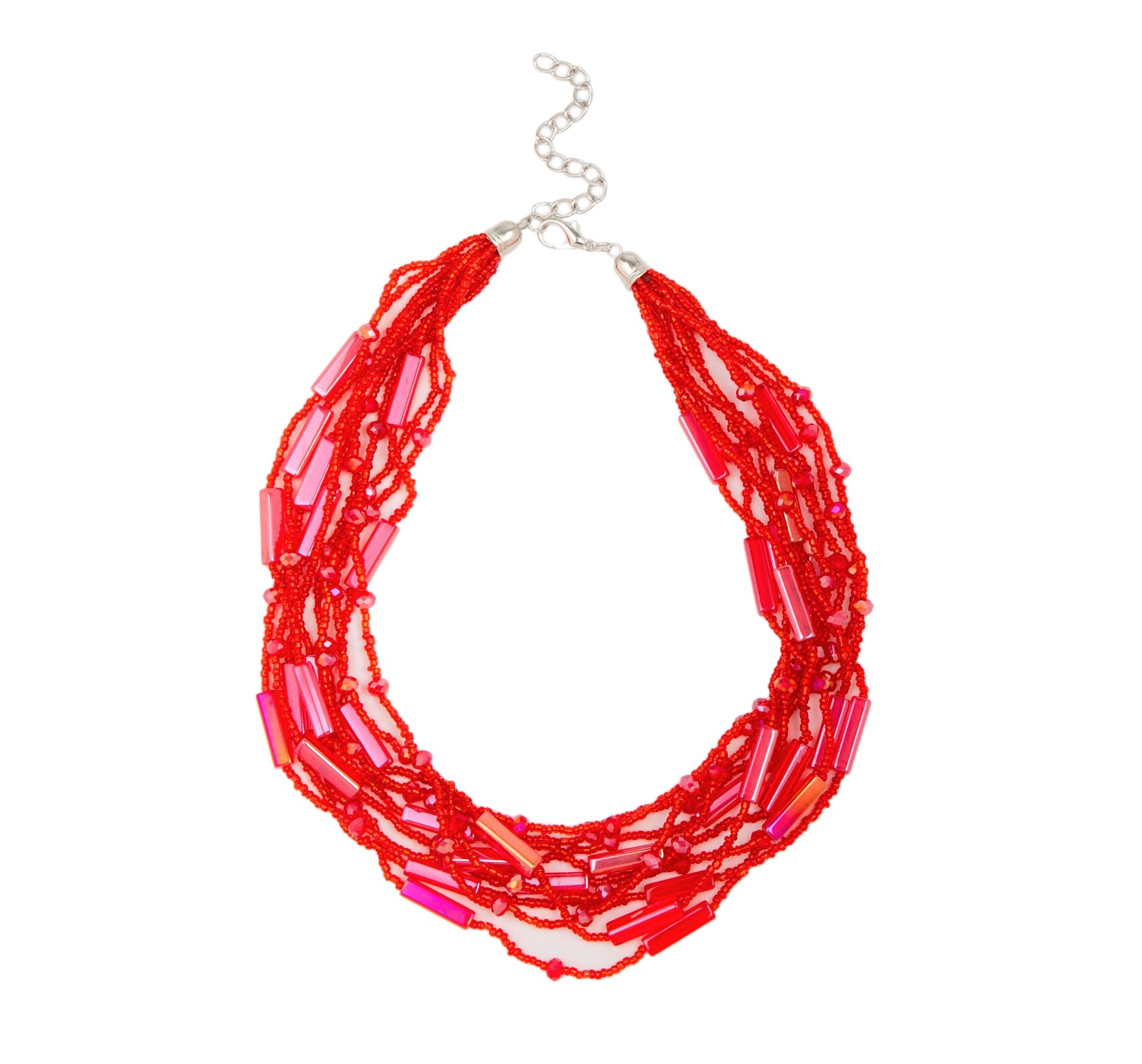 Multi Row Bead Necklace