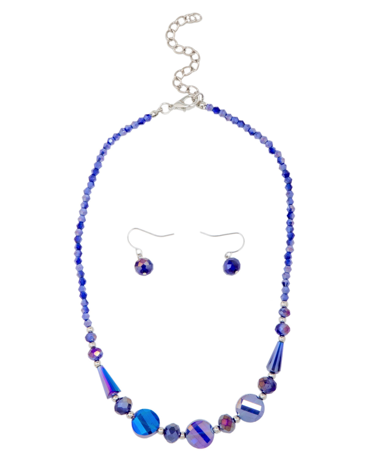 Crystal Bead Necklace Set