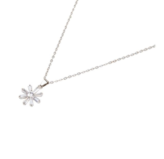 Cubic Zirconia Pendant Necklace