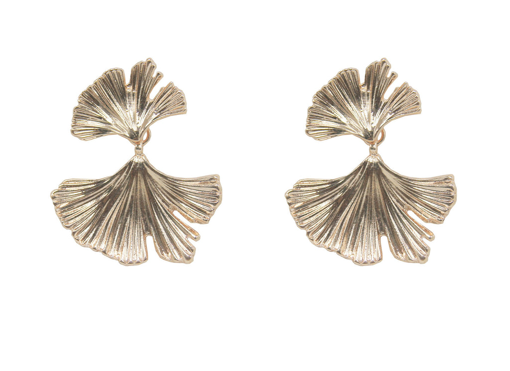 Fan Earring Rose Gold