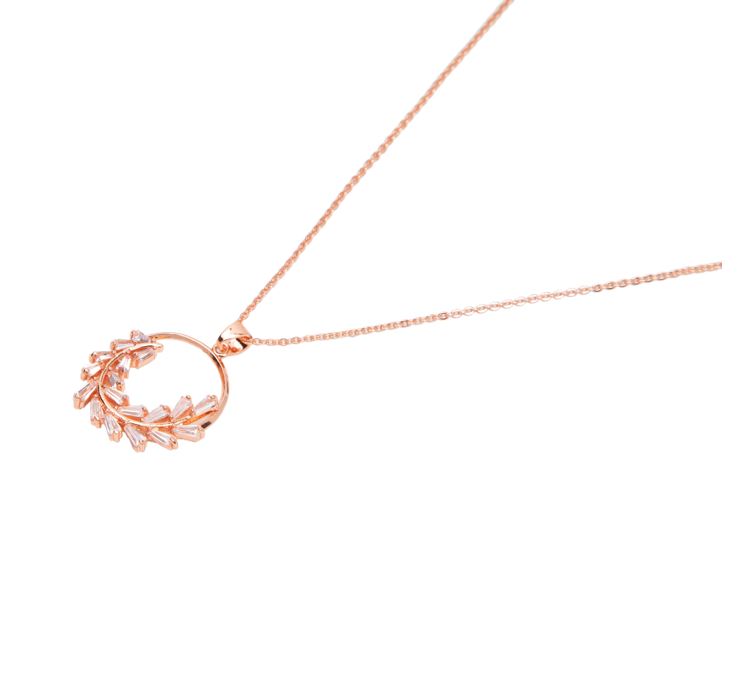 Cubic Zirconia Pendant Necklace