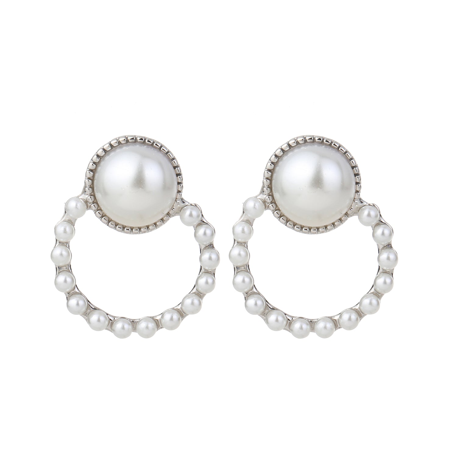 Pearl Round Earring