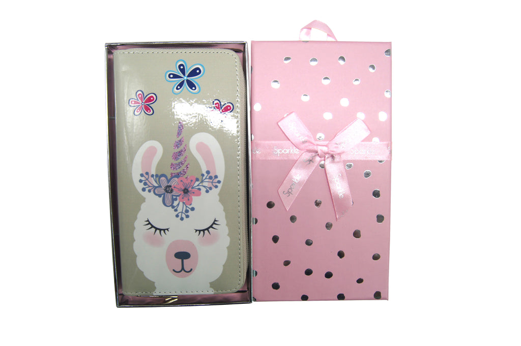 Sparkle Gift Box Wallet Grey
