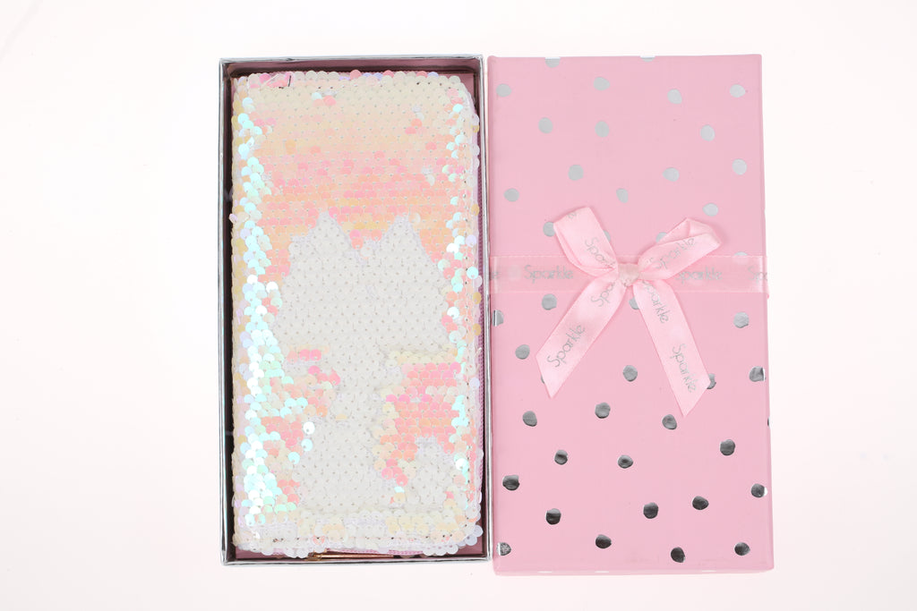 Sparkle Gift Box Wallet Sequin