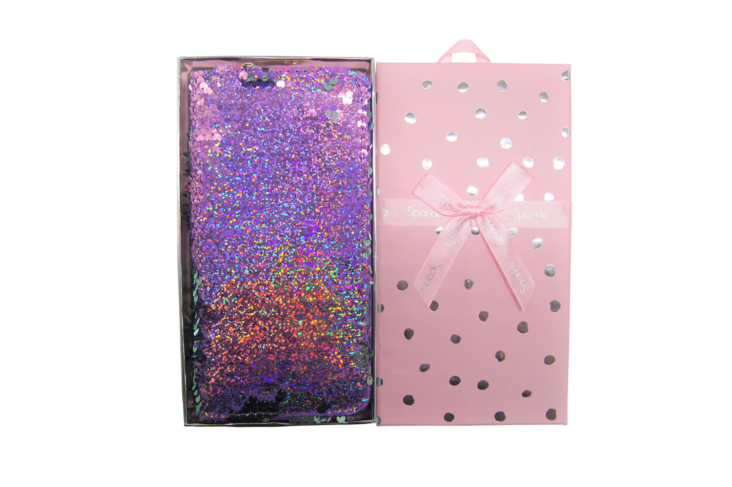 Sparkle Gift Box Wallet Sequin