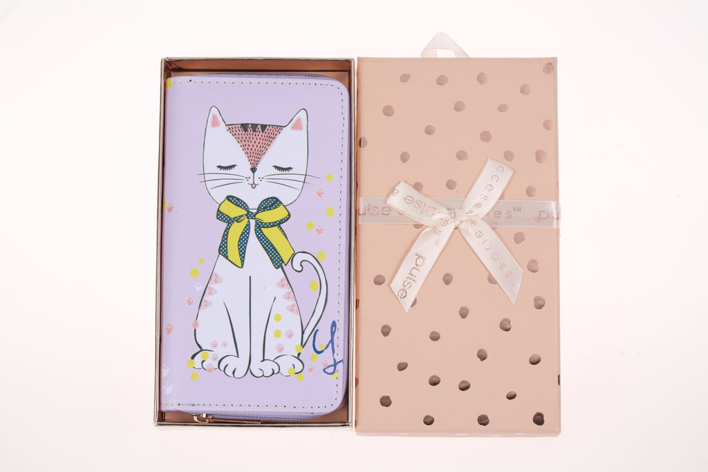 Sparkle Gift Box Wallet Lilac