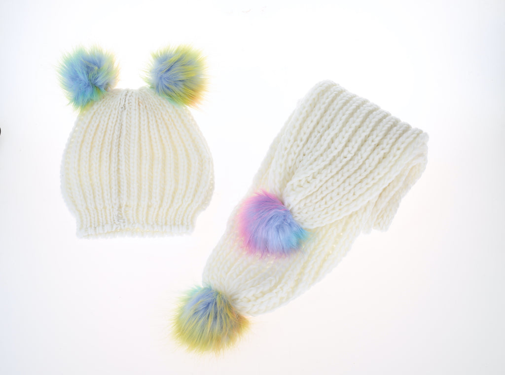 Sparkle Gift Box Hat & Scarf Set