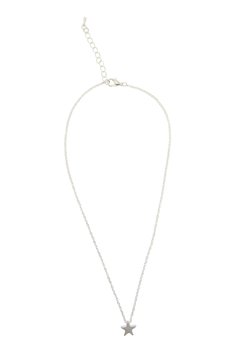 Sparkle Gift Box Star Necklace Silver