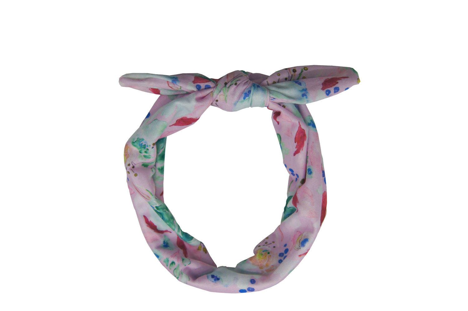 Sparkle Floral Bow Kylie Pink