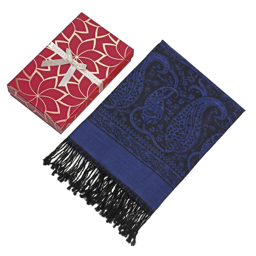 Pulse Gift Box Scarf - Blue