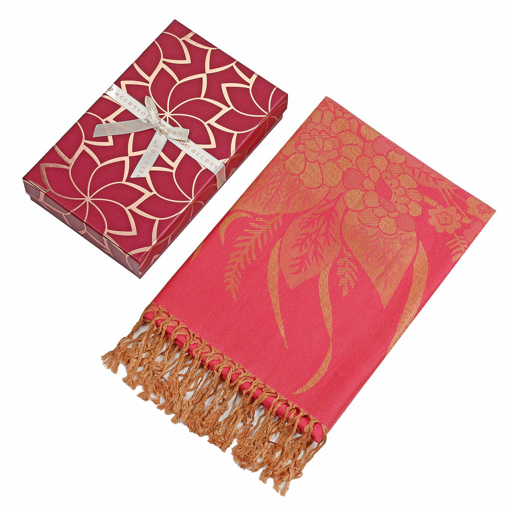 Pulse Gift Box Scarf - Pink
