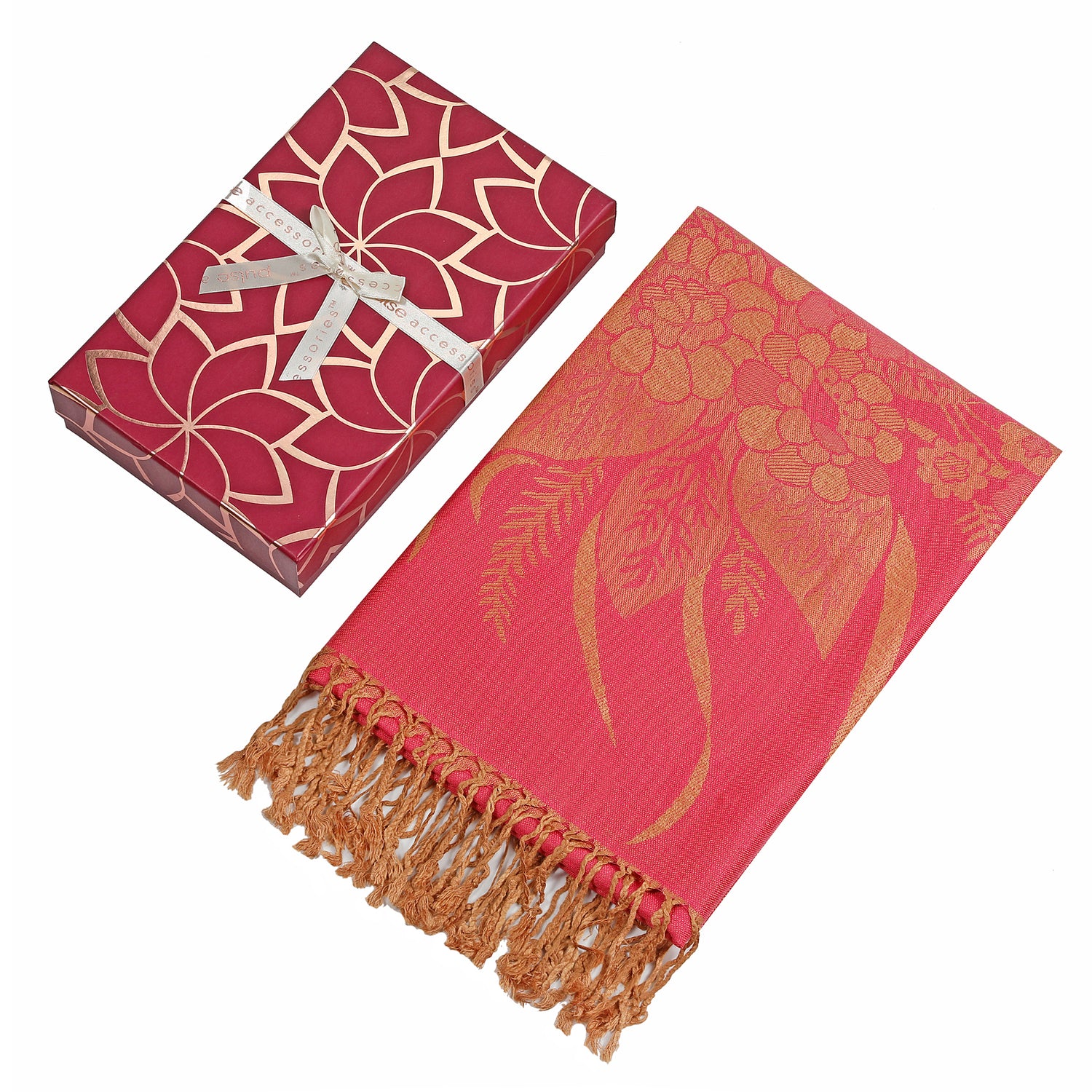 Pulse Gift Box Scarf - Pink