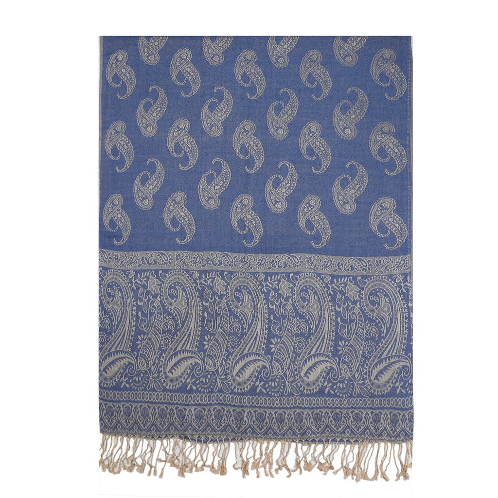 Pulse Paisley Gift Box Scarf - Blue