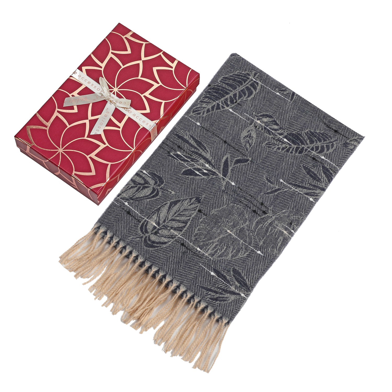 Pulse Leaf Gift Box Scarf