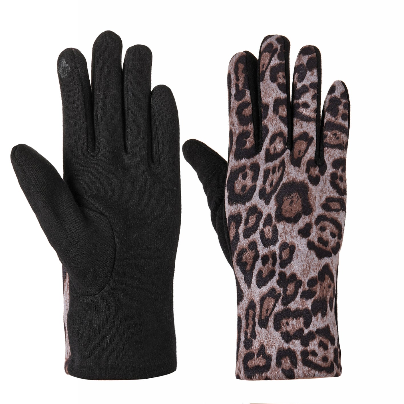 Pulse Leopard Gift Boxed Gloves - Grey