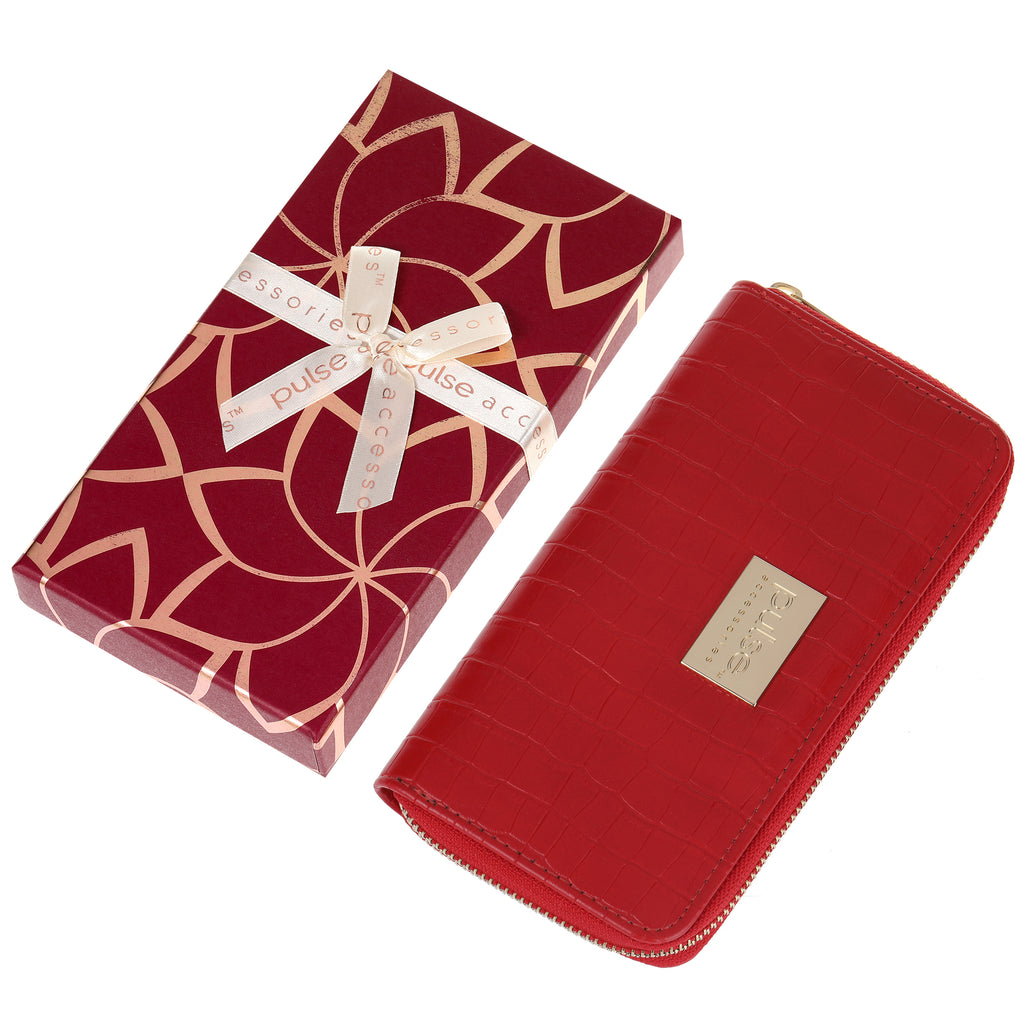 Pulse Ladies Gift Box Wallet - Red