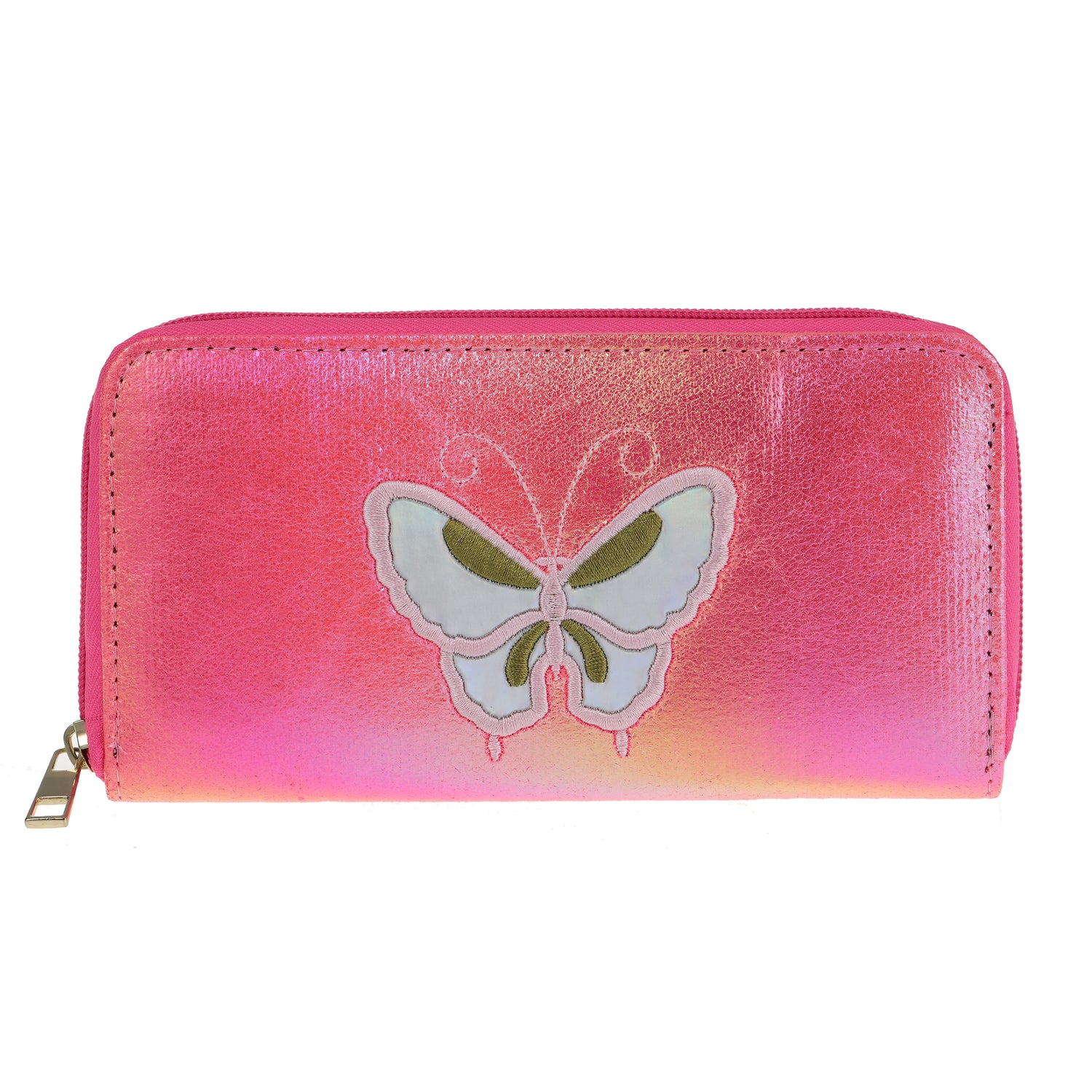 Sparkle Butterfly Gift Box Wallet - Fuchsia