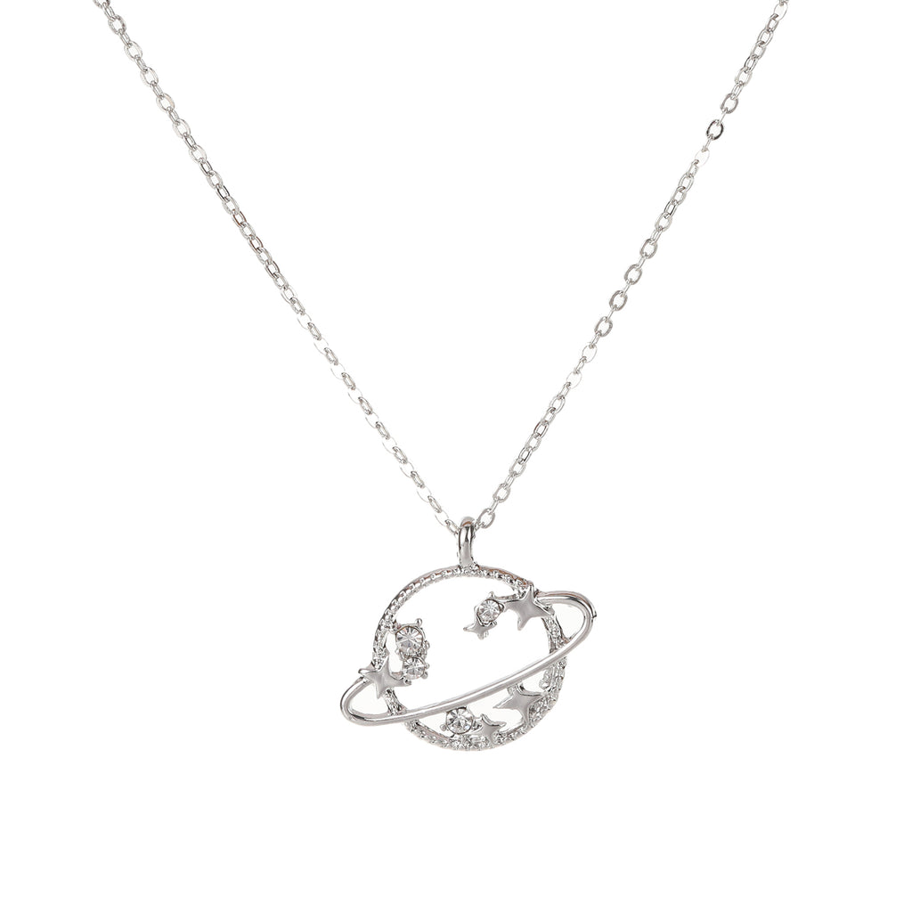 Pulse Ladies Gift Box Galaxy Necklace Silver