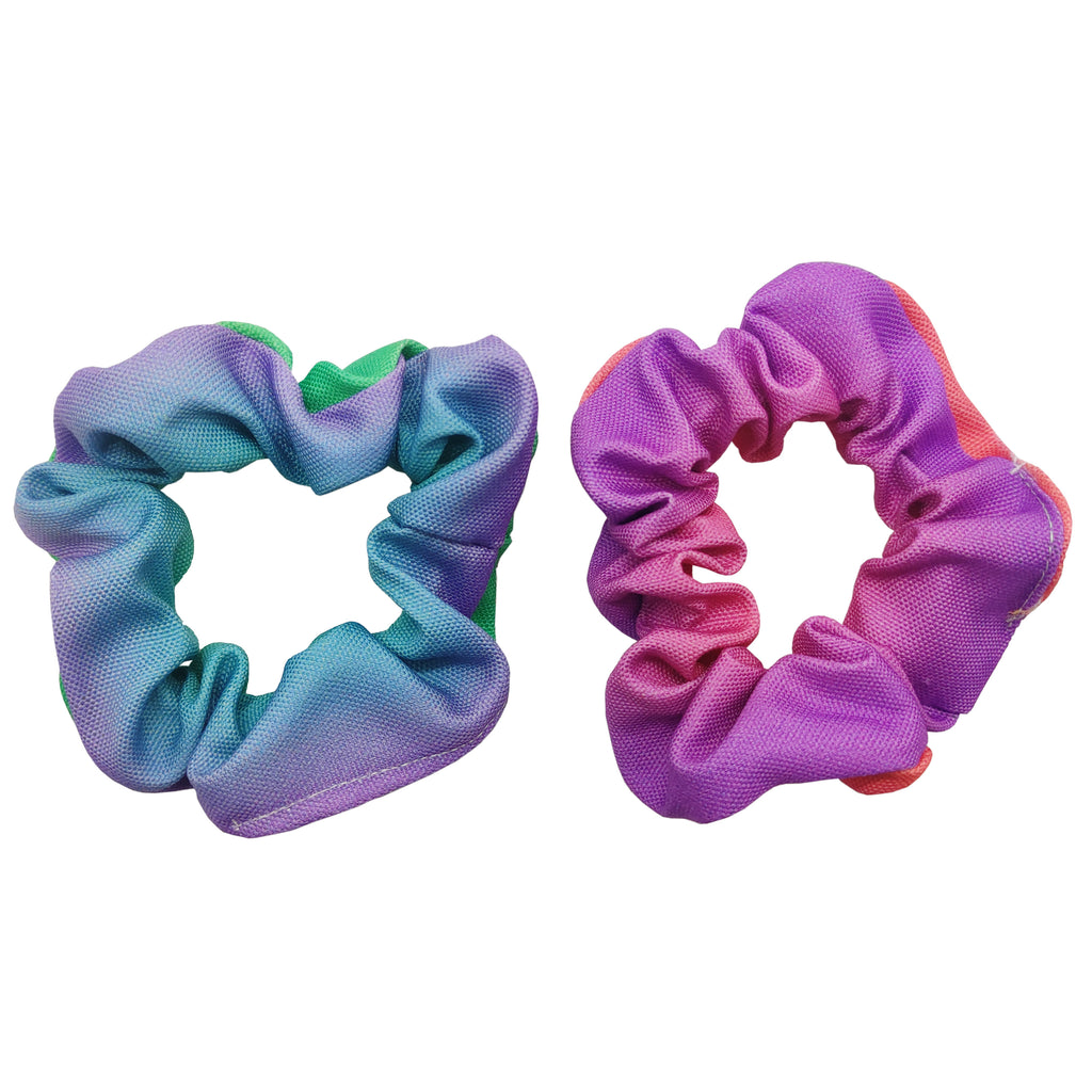 Sparkle 2pk Scrunchie - Purple & Blue