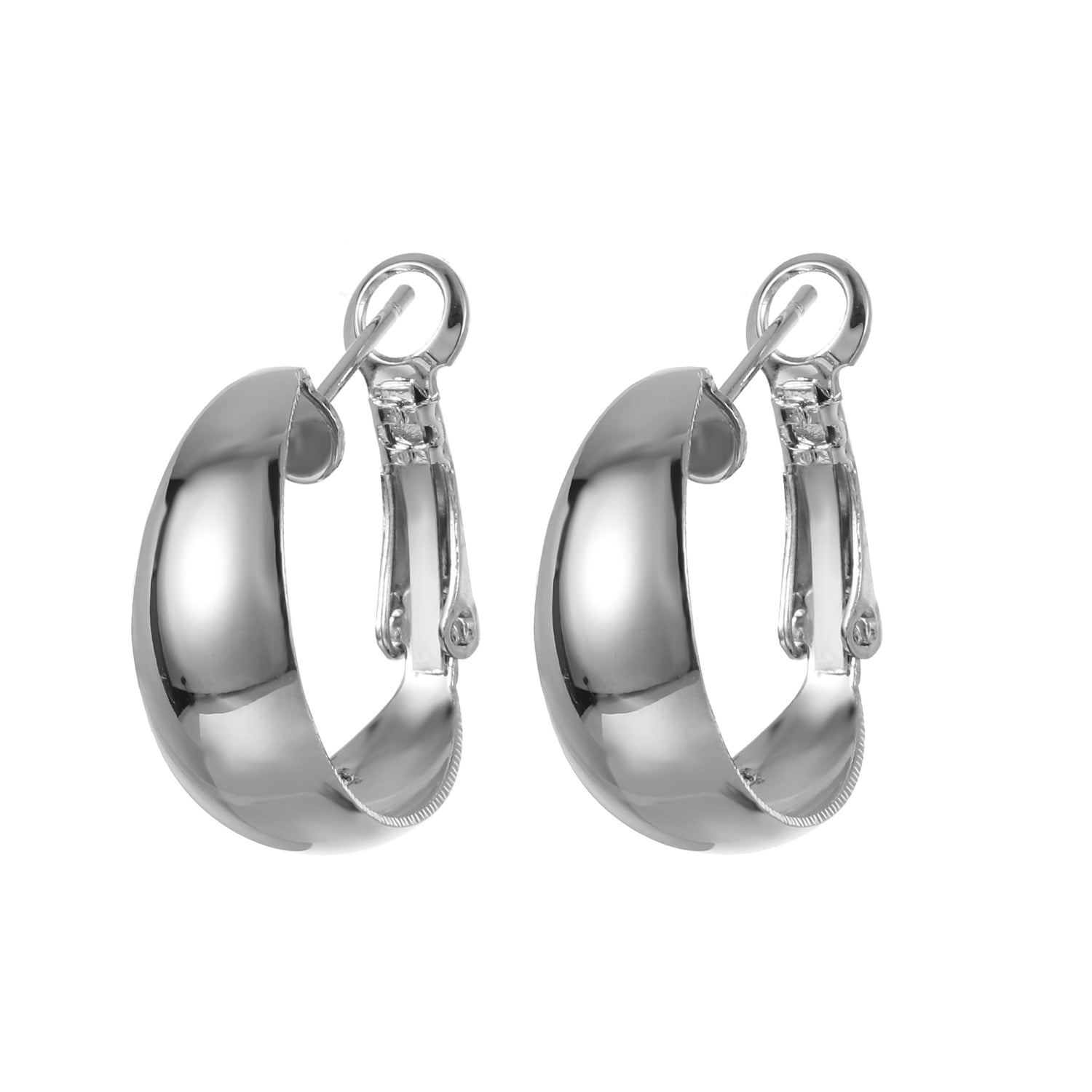 Small Chunky Earring Silver